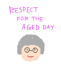 子供が描いたおばあちゃんの似顔絵