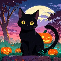 Halloween concept, October, AI