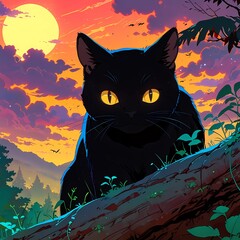 Halloween concept, October, AI