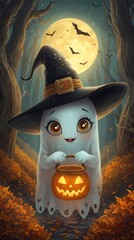 Halloween concept, October, AI