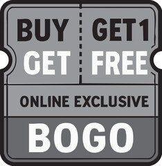 Monochrome BOGO Buy One Get One Free Online Exclusive Coupon.