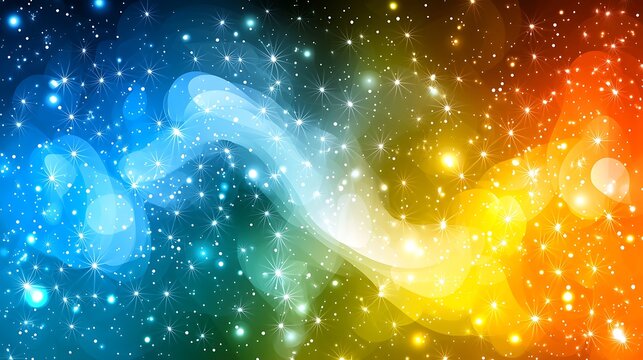 Cosmic Nebula Swirl for Stellar Background.