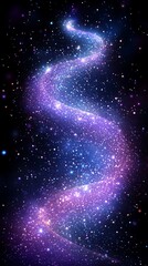 Cosmic Spiral Nebula Swirling Galaxy.