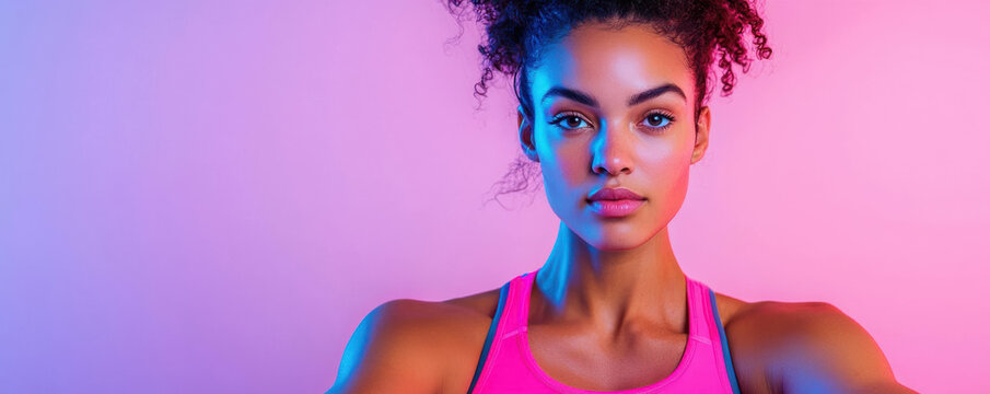 digital fitness virtual innovation. A glowing model participating in a virtual spin class with live AR-enhanced routes and real-time feedback, digital fitness, immersive fitness innovation