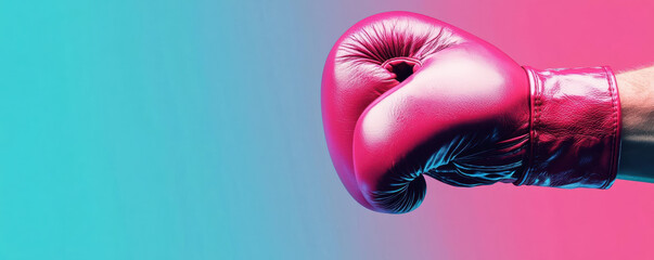 digital fitness virtual innovation. A vibrant virtual boxing session with AI-powered gloves syncing data and feedback in real-time, fitness technology, innovative virtual fitness