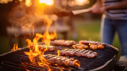Labor day picnic, barbecue.
