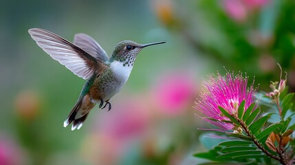 Fototapeta premium hummingbird in flight