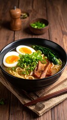 Bowl of flavorful ramen