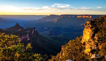 Grand Canyon vista at sunset