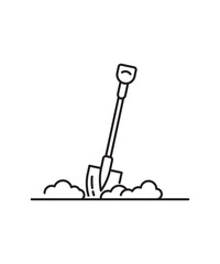 dig icon, vector best line icon.