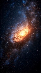 Obraz premium Cosmic Spiral Galaxy for Deep Space. (5)