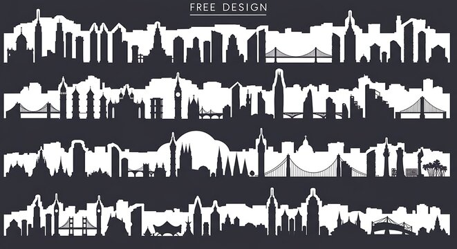 Fototapeta Global Cityscapes: A Nocturne