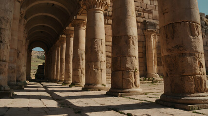 Fototapeta premium columns in the roman forum
