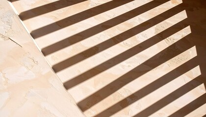 Beige Stone Surface with Parallel Shadow Lines