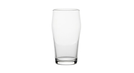 Empty glass pint for beer or drinks isolated PNG with Transparent Background