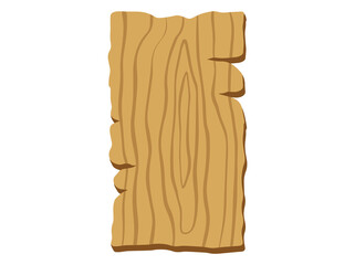 Cartoon Wooden Sign Background Illustration