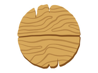 Wood Texture Sign Frame Illustration
