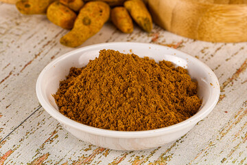 Indian cuisine - curry powder for culinary