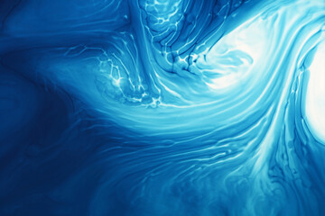 Blue paint pattern