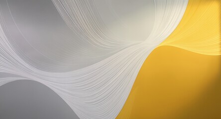 Abstract art background, grey and yellow flowing lines, elegant design, modern texture, wall decor, minimalist style, home decor, office decor, interior design, contemporary art, artistic backgro
