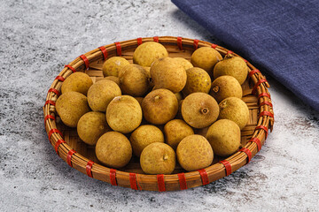Sweet juicy tropical fruit longan