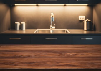 Warm Wood, Modern Kitchen