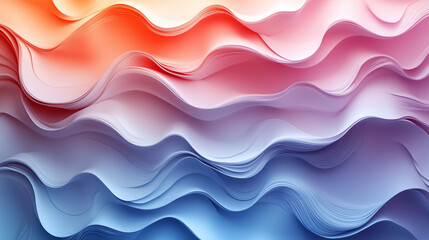 Colorful Wave Pattern: A vibrant, flowing pattern of undulating waves in a spectrum of colors, from fiery reds to cool blues, creates a sense of dynamic movement and visual interest.