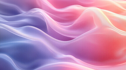 Abstract Fluid Canvas: A serene display of abstract flowing forms in gradients of purple and pink, the image a testament to organic design, fluidity, and visual peace.