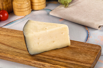 Sheep hard cheese Caprino Romano