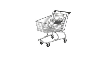 Shopping cart for retail isolated PNG with Transparent Background