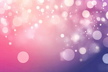 Abstract background featuring a gradient of pink, purple, and blue hues, overlaid with varying sizes of out-of-focus light orbs and fine sparkling dust motes, creating a dreamy, ethereal effect