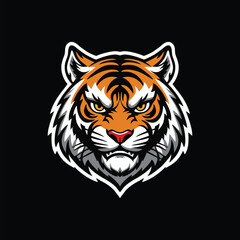 Tiger logo vector design art illustration