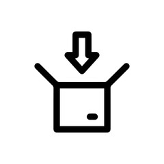 Package Input Line Icon