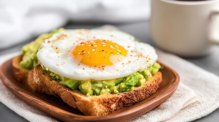 avocado toast with egg