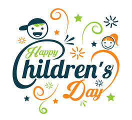 Children's Day Special typography Design