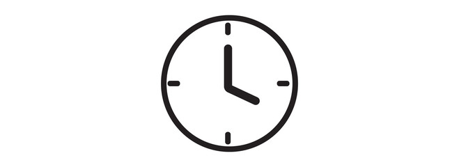 Clock with arrow circle icon. Time icon collection. illustration.