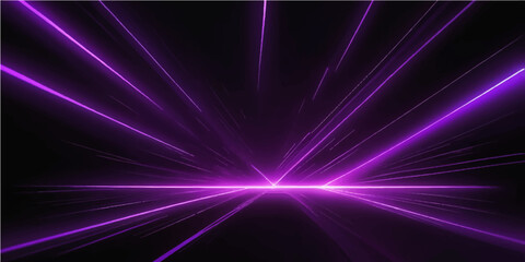 Abstract purple and blue background with glowing rays and light effects