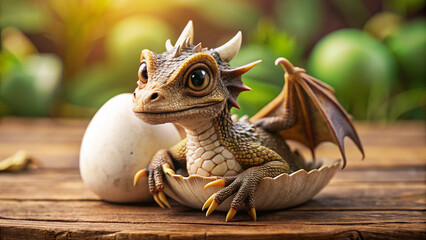 Fototapeta premium a brown dragon