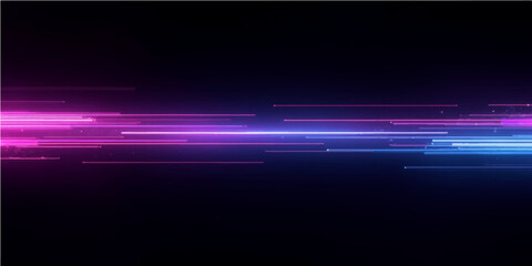 Abstract blue technology background with glowing lines and digital design