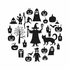  Halloween Silhouette Collection