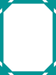 縦フレーム10,グリーン,緑の枠,デザイン,カード,インフォメーション,三角,メッセージ,伝言,告知,お知らせ,メモ,コメント,広告,シンプル,直線的,囲み