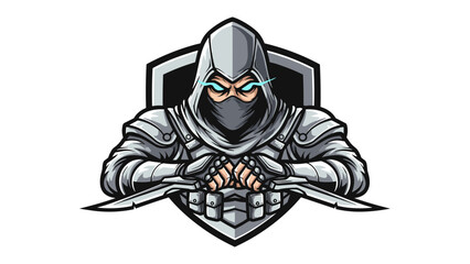 Fototapeta premium Stealth Assassin Mascot Logo Illustration