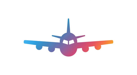 Vibrant airplane silhouette soaring through the sky, symbolizing travel, adventure, and global connection for modern businesses and lifestyle brands.