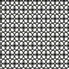  Black and white colour circle vector pattern can be used for as background and textile fabrica.