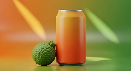 Fruity Citrus Beverage Soda Can Refreshment
