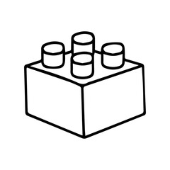 Building Block Icon Concept