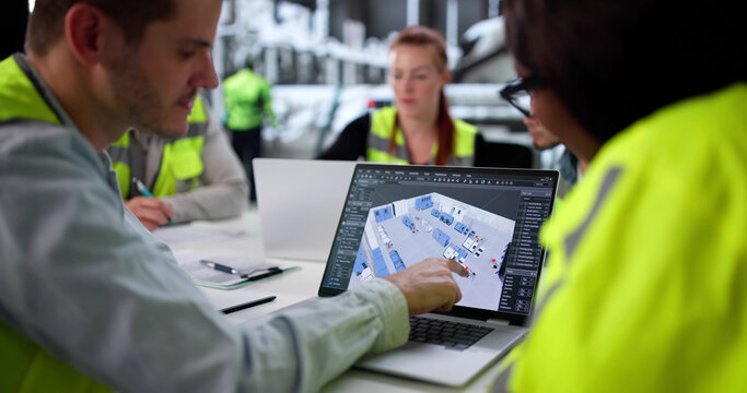 Innovative Young Engineer Designs Robotic Car Manufacturing Layout