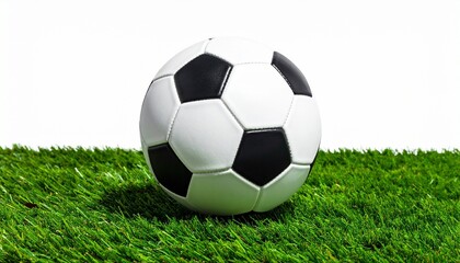 Obraz premium Classic Soccer Ball Isolated on Transparent Background