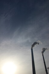 『周南コンビナート　エントツの煙! 』山口県観光　 SDGs  地球環境 