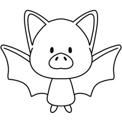 Little bat outline